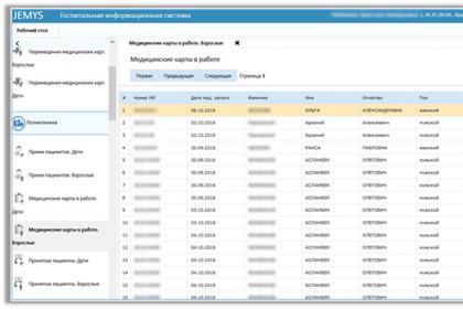 Журнал медицинских карт